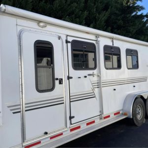3 horse trailers
