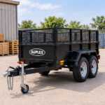 Suplex 5' x 10' General Duty Goods Trailer – Tandem Axle, Mesh Sides