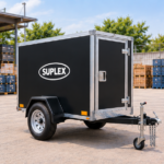 Suplex 5' x 8' Enclosed Cargo Trailer – Single Axle, Barn Doors