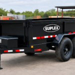 Suplex 7' x 16' Tipper Trailer – Tandem Axle, Hydraulic Dump Bed