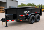 Suplex 8' x 20' Tipper Trailer – Tandem Axle, Hydraulic Dump Bed