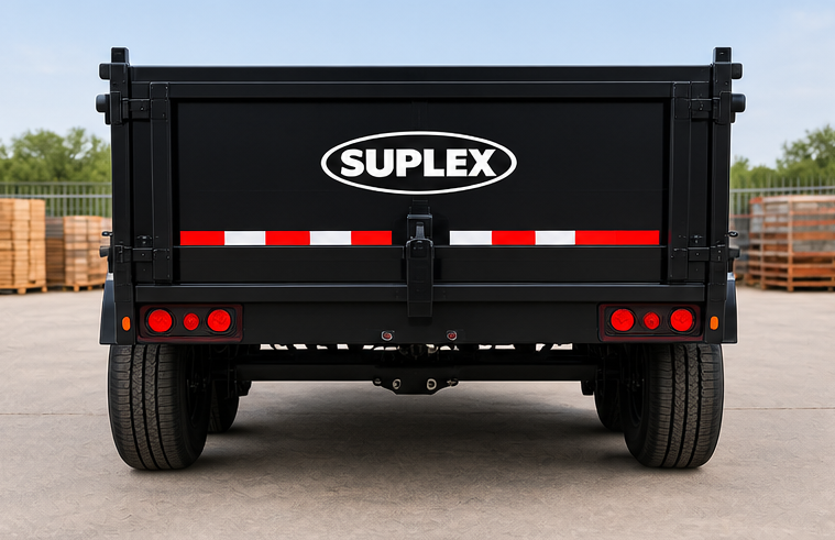 Suplex 8' x 20' Tipper Trailer – Tandem Axle, Hydraulic Dump Bed - Image 3