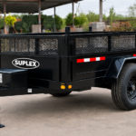 Suplex 6.5' x 12' Plant Trailer – Single Axle, Mesh Upper Sides