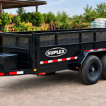 Suplex 8.5' x 28' Plant Trailer – Tandem Axle, Mesh Upper Sides