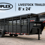 Suplex 8' x 24' Livestock Trailer – Tandem Axle, Gooseneck Stock Trailer