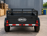 Suplex 4' x 6' Motorbike Trailer – Single Axle, Rail Sides - Image 2