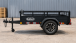 Suplex 4' x 6' Motorbike Trailer – Single Axle, Rail Sides - Image 3
