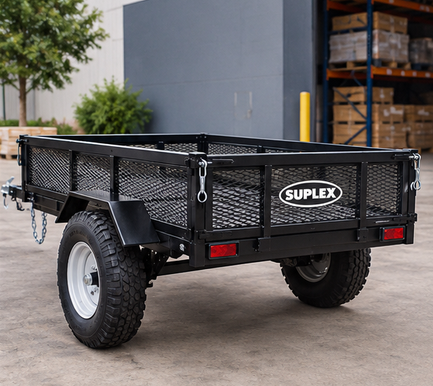 Suplex 4' x 6' Garden ATV Quad Trailer – Single Axle, Off-Road Tyres - Image 2