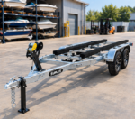 Suplex 12–14 ft Boat & Jet Ski Trailer – Tandem Axle, Galvanized Bunk Frame