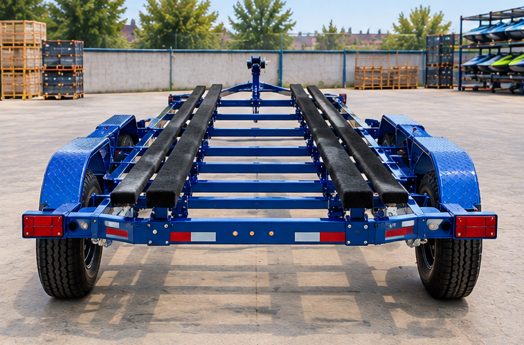 Suplex 24–42 ft Boat & Jet Ski Trailer – Tandem Axle, Heavy-Duty Bunk Frame - Image 2