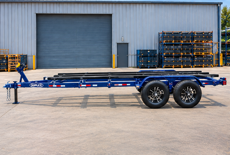 Suplex 24–42 ft Boat & Jet Ski Trailer – Tandem Axle, Heavy-Duty Bunk Frame - Image 3
