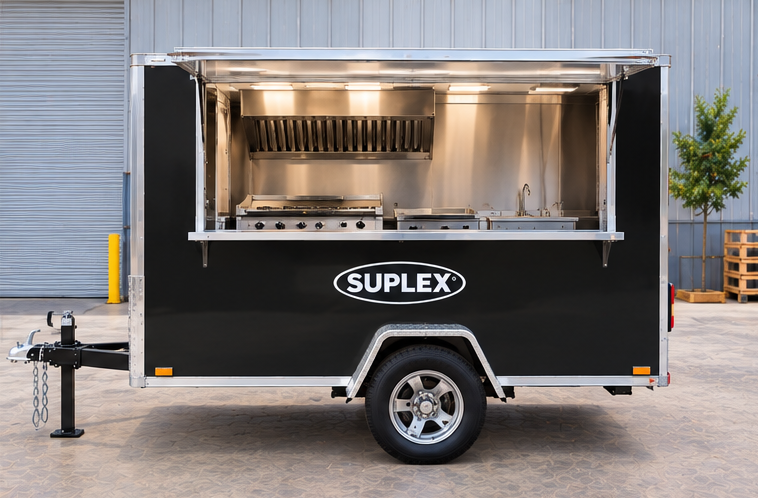 Suplex 6' x 10' Catering Food Trailer – Single Axle, Serving Hatch - Image 2