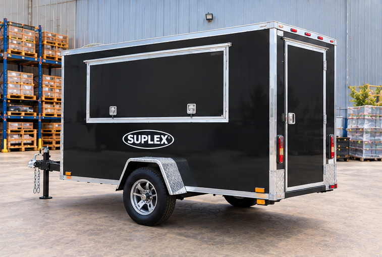 Suplex 6' x 10' Catering Food Trailer – Single Axle, Serving Hatch - Image 3
