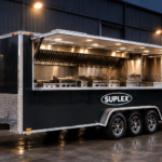 Suplex 8.5' x 32' Catering Food Trailer – Triple Axle, Serving Hatch