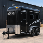 Suplex 6' W x 12' L x 7' H Horse Trailer – Tandem Axle, Bumper Pull