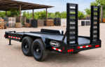 Suplex 7' x 16' Car Transporter Trailer – Tandem Axle, Stand-up Ramps - Image 2