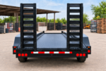 Suplex 7' x 16' Car Transporter Trailer – Tandem Axle, Stand-up Ramps - Image 3