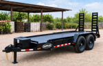Suplex 8.5' x 18' Car Transporter Trailer – Tandem Axle, Stand-up Ramps