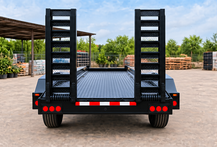 Suplex 8.5' x 18' Car Transporter Trailer – Tandem Axle, Stand-up Ramps - Image 3