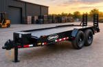 Suplex 8.5' x 20' Car Transporter Trailer – Tandem Axle, Stand-up Ramps
