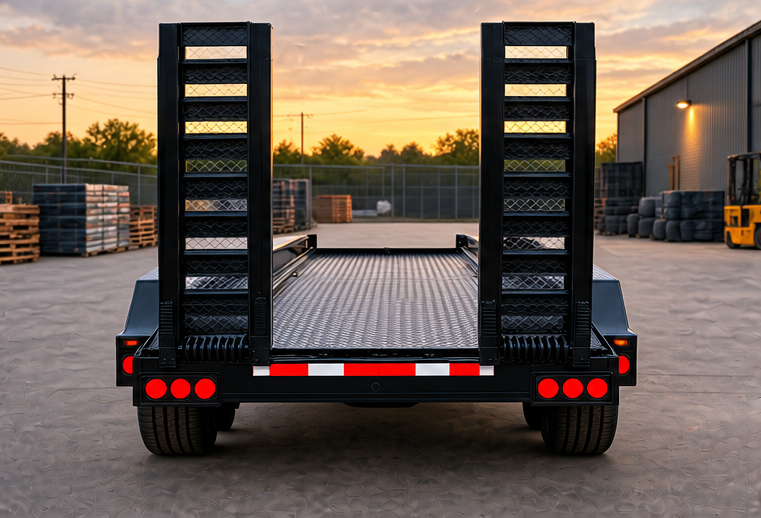 Suplex 8.5' x 20' Car Transporter Trailer – Tandem Axle, Stand-up Ramps - Image 3