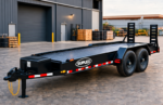 Suplex 8.5' x 28' Car Transporter Trailer – Tandem Axle, Stand-up Ramps
