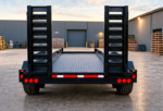 Suplex 8.5' x 28' Car Transporter Trailer – Tandem Axle, Stand-up Ramps - Image 3