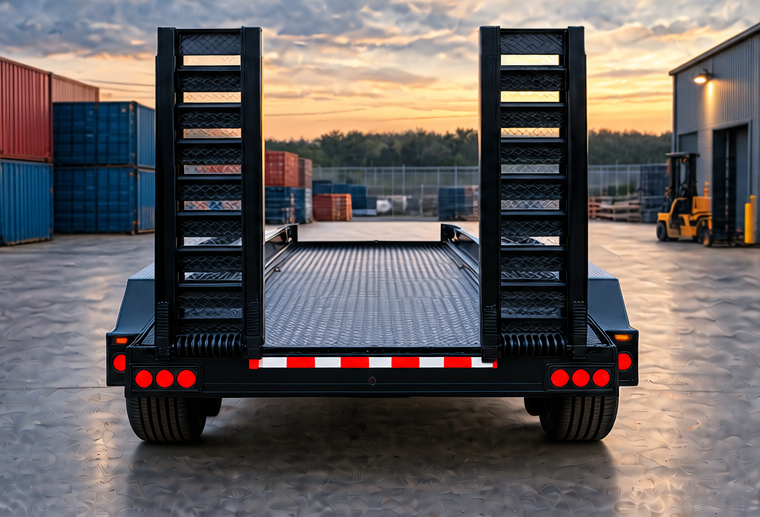 Suplex 8.5' x 36' Car Transporter Trailer – Tandem Axle, Stand-up Ramps - Image 3