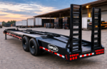 Suplex 8.5' x 53' Car Transporter Trailer – Tandem Axle, Stand-up Ramps - Image 2