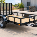 Suplex 5' x 10' Utility Trailer – Tandem Axle, Wood Deck, Ramp Gate