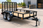 Suplex 5' x 10' Utility Trailer – Tandem Axle, Wood Deck, Ramp Gate