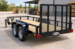 Suplex 5' x 10' Utility Trailer – Tandem Axle, Wood Deck, Ramp Gate - Image 2
