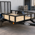 Suplex 4' x 6' Utility Trailer – Single Axle, Wood Deck, Ramp Gate