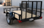 Suplex 4' x 6' Utility Trailer – Single Axle, Wood Deck, Ramp Gate - Image 2