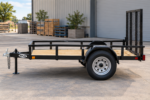 Suplex 4' x 8' Utility Trailer – Single Axle, Wood Deck, Ramp Gate - Image 4