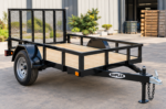 Suplex 5' x 8' Utility Trailer – Single Axle, Wood Deck, Ramp Gate