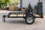 Suplex 5' x 8' Utility Trailer – Single Axle, Wood Deck, Ramp Gate - Image 4