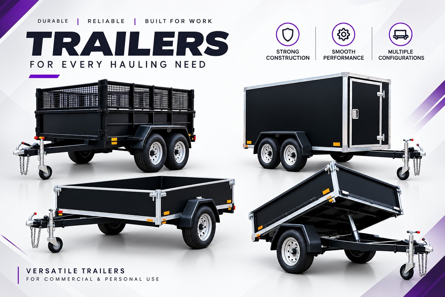 Suplex trailers for every hauling need