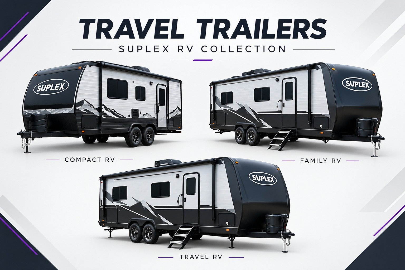 Suplex travel trailers RV collection